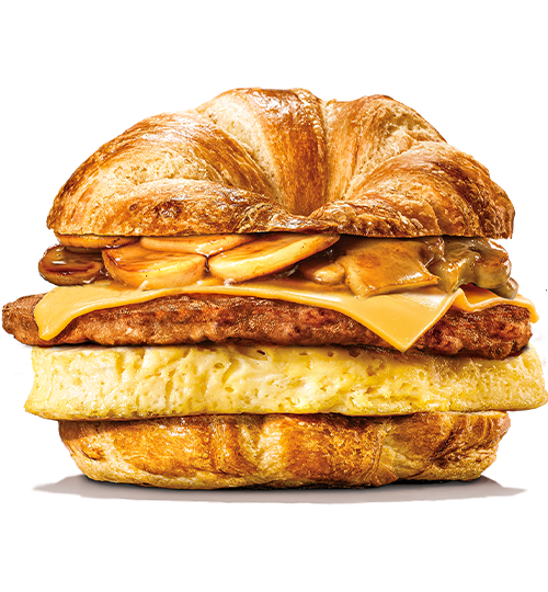 Mushroom Swiss Croissan