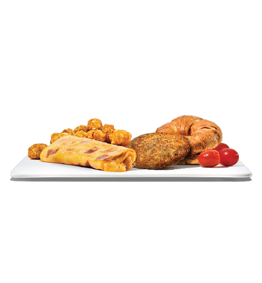 Turkey Ham & Cheese Omelette Platter