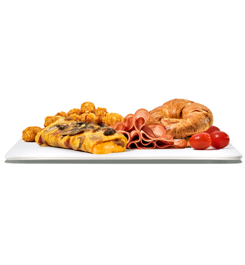 Mushroom Swiss Omelette Platter 